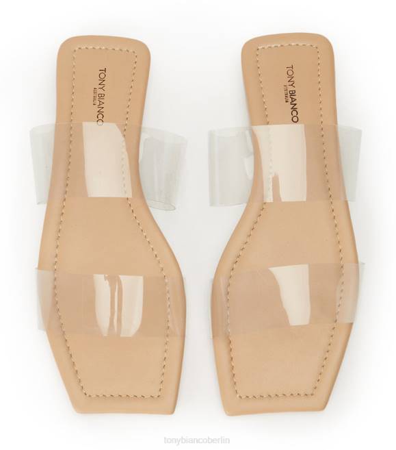 Sandalen| de Tony Bianco Frauen Etro-Wohnungen klares Vinylit/Haut 4624658